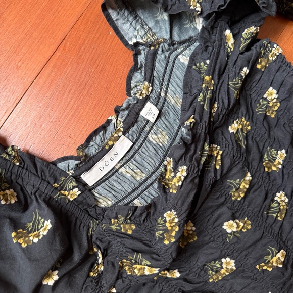 Doen Black Wilmina Floral Dress - Picture 6 of 6